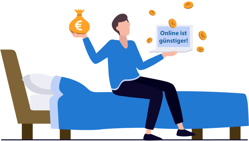 Online-Kauf von Paletten Polster ist günstiger